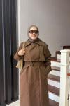 CELİA TRENÇKOT  KAHVERENGİ