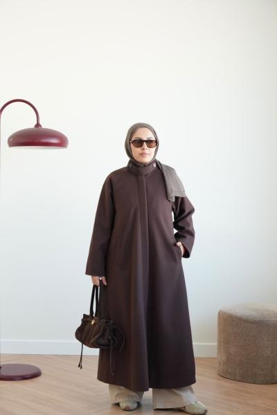 CLEA KABAN  KAHVERENGİ