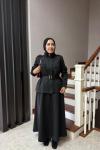 HOLA ETEKLİ TAKIM SİYAH