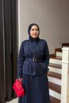 HOLA ETEKLİ TAKIM LACİVERT