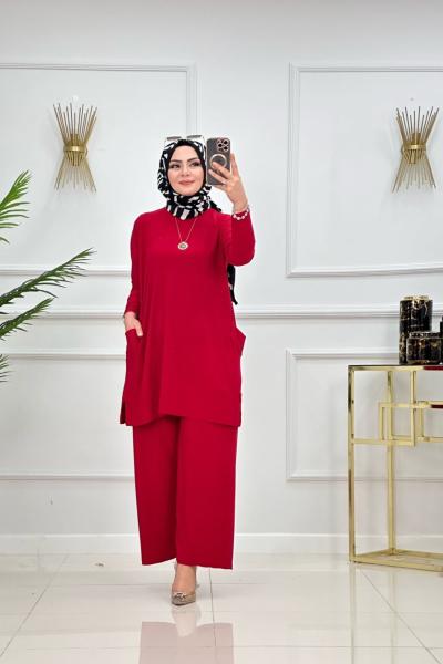 Almina Takım - Kırmızı Kırmızı