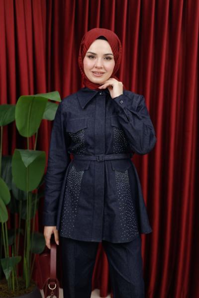 AVEN DENİM TAKIM - LACİVERT Lacivert