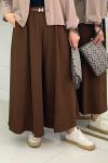 BAGGY ETEK PANTOLON - KAHVERENGİ  Kahverengi