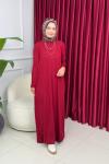 BASIC İÇ ELBİSE - BORDO Bordo