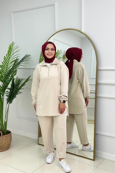 BELİZ OYSHO TAKIM - BEJ Bej