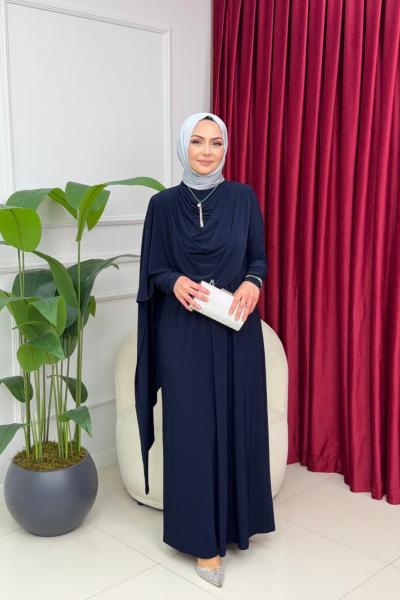 BENAN ELBİSE - LACİVERT  Lacivert