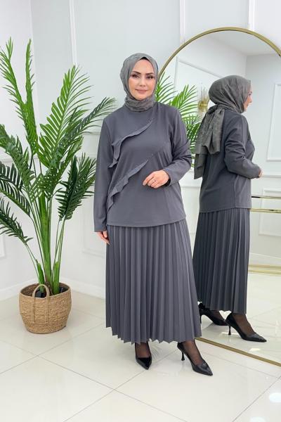 BEREN ETEKLİ TAKIM - ANTRASİT Antrasit