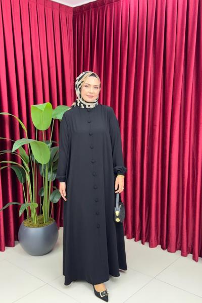 BİHTER ELBİSE - SİYAH Siyah