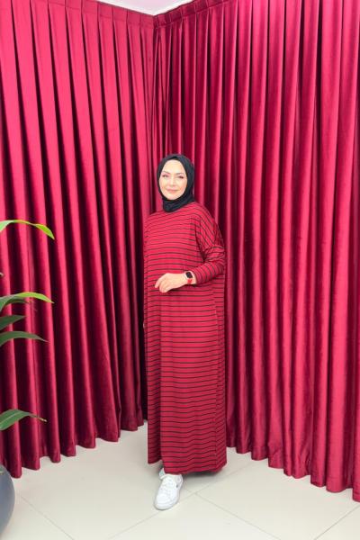 COMFY PENYE ELBİSE - BORDO Bordo