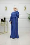 DİCLE ELBİSE - LACİVERT Lacivert