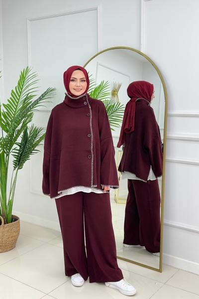 DOĞA TRİKO TAKIM - BORDO Bordo