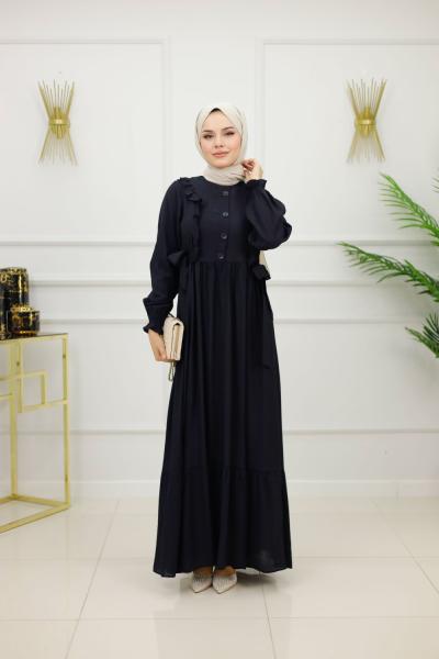 DUHA ELBİSE-SİYAH Siyah