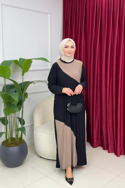 EKİN SANDY ELBİSE - SİYAH Siyah