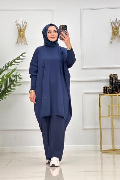 ESLEM TUNİK-LACİVERT Lacivert