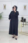 GÜLNAZ ELBİSE-SİYAH Siyah