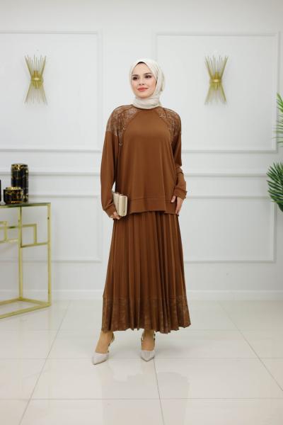 İMREN ETEKLİ TAKIM-CAMEL Camel