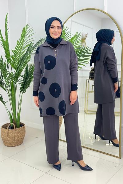 MELEK TRİKO TAKIM - ANTRASİT Antrasit