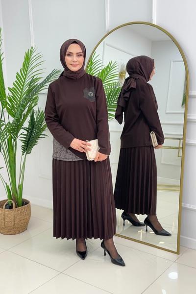 MİNEL ETEKLİ TAKIM - ACI KAHVE Acı Kahve