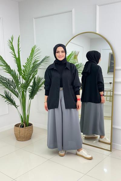 PERY GÖMLEK - SİYAH Siyah