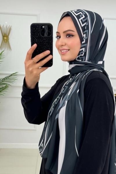 Şal Gri Siyah