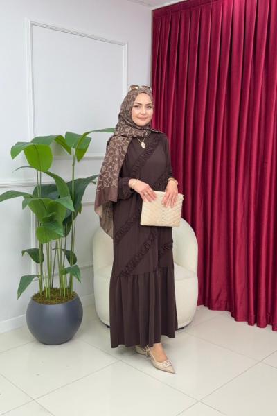 SELEN ELBİSE - ACI KAHVE Acı Kahve