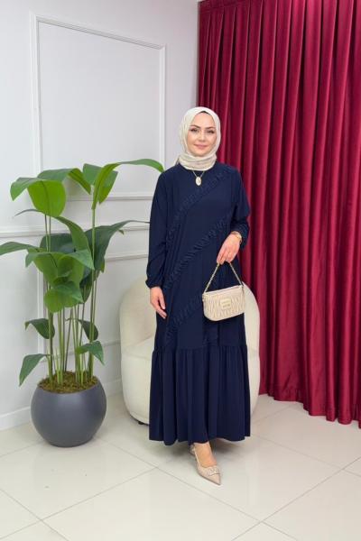 SELEN ELBİSE - LACİVERT  Lacivert