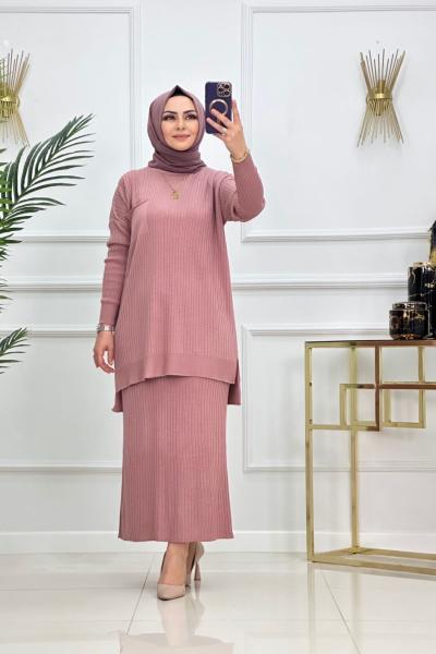 SİMAY ETEKLİ TAKIM-PUDRA Pudra