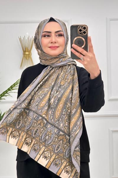 Soft pamuksu şal Gri