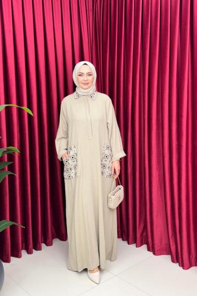 SUNNY ELBİSE - BEJ Bej