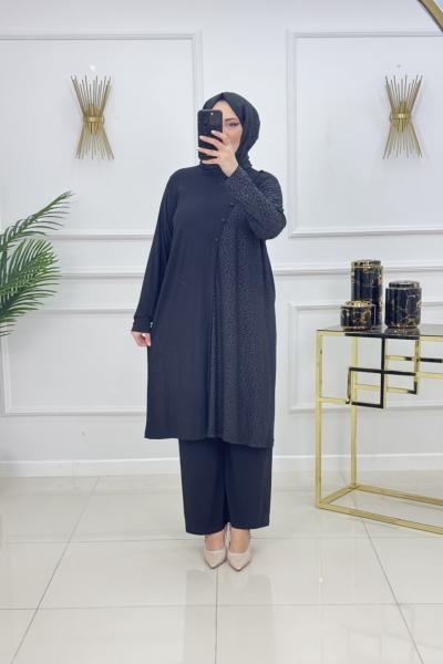 SUZİ TAKIM-SİYAH Siyah