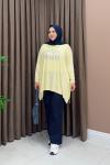 Asimetrik Miu Tunik - Sarı