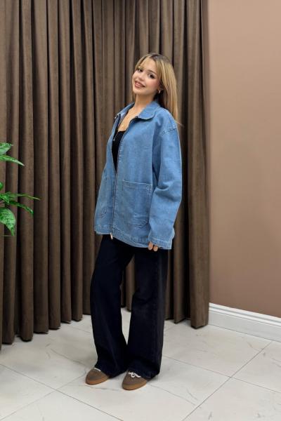 Autumn Kot Ceket - Mavi