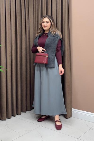 Baggy Pantolon - Gri