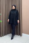 Basic Triko Tunik - Siyah