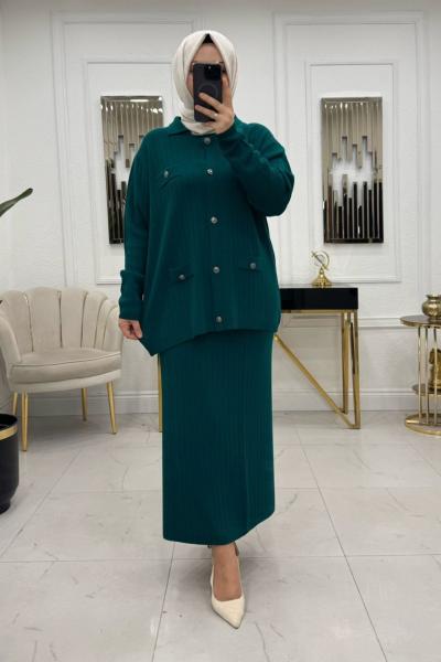 Aybüke Triko Takım - Zümrüt