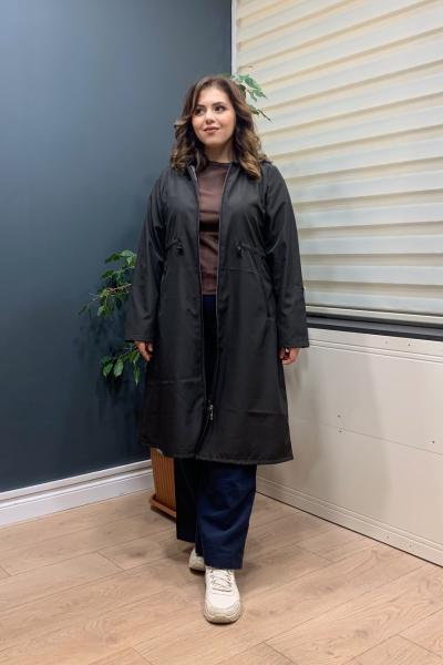 Brand Yağmurluk Trenç - Siyah