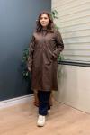 Brand Yağmurluk Trenç - Kahve