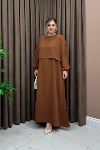 Diana Elbise - Kahve