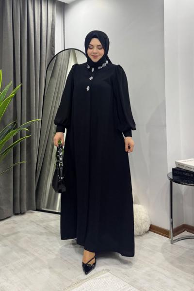 Diva Ferace / Elbise - Siyah