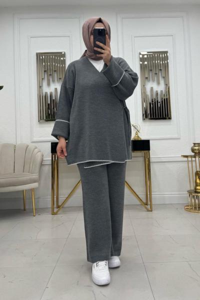 Lara Kimono Takım - Antrasit