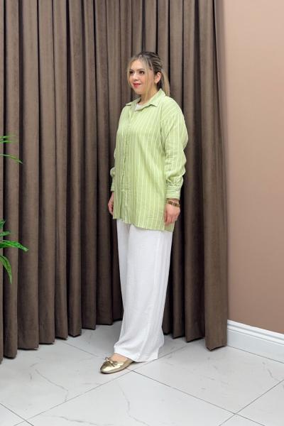 Lily gömlek - yeşil