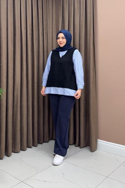 Loi Süveterli Gömlek - Siyah