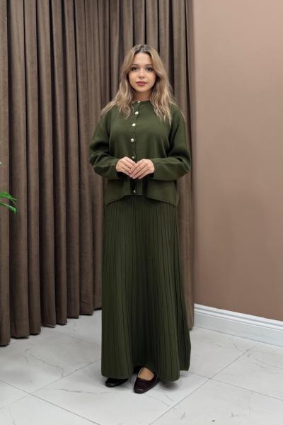 Meli Triko Takım - Haki