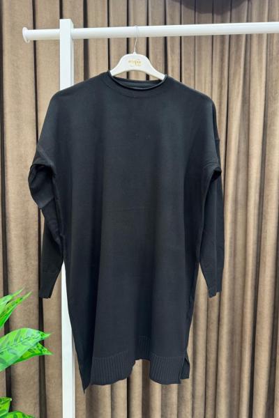 Merserize Tunik - Siyah