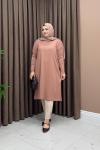 Mia Triko Tunik - Pudra
