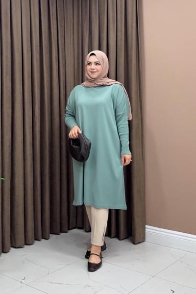 Mia Triko Tunik - Mint