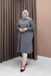 Mia Triko Tunik - Koyu Mor