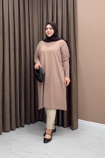 Mia Triko Tunik - Camel