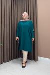 Mia Triko Tunik - Zümrüt