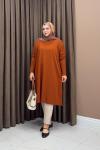 Mia Triko Tunik - Kiremit